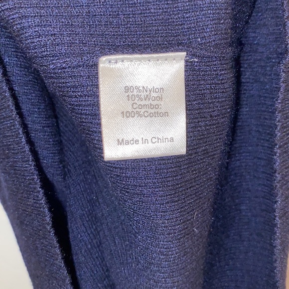 Navy Rosemary Eyelet Knit Top - Picture 10 of 13